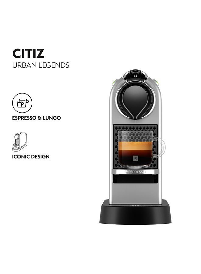 Nespresso Citiz Silver 1 L 1260 W C113-ME-SI-NE2 Silver  - Image 2