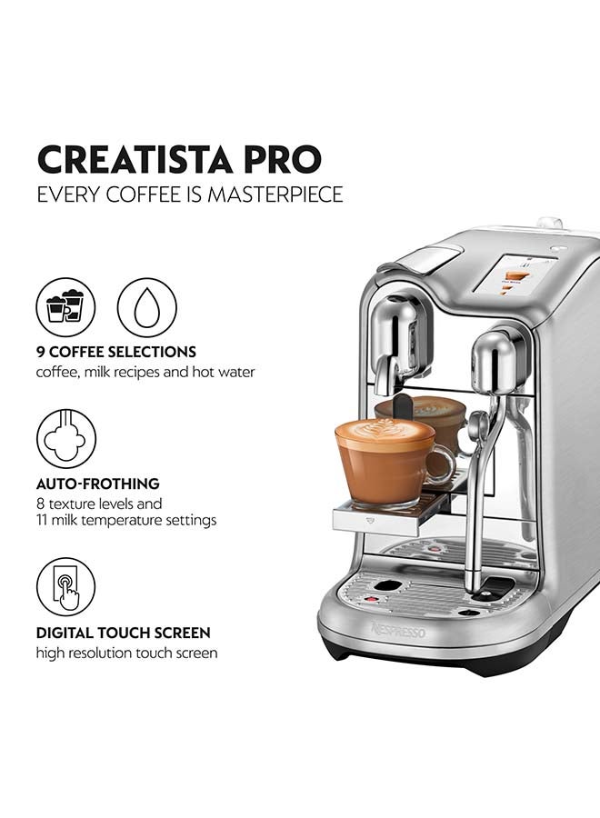 Nespresso - Creatista Pro (Middle East Version) 2 L 2300 W J620-ME-ME-NE Metallic - Image 1
