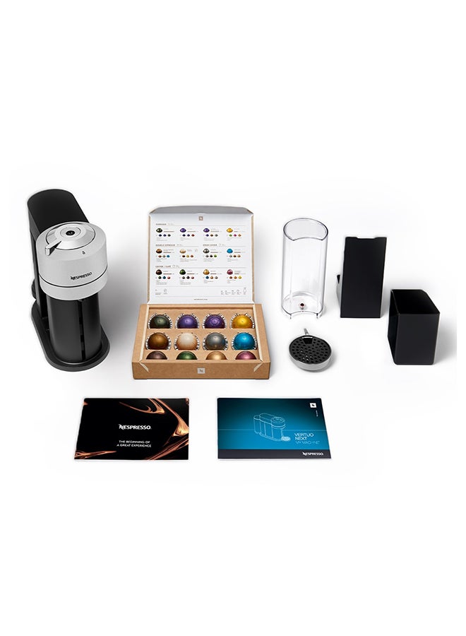 Nespresso - Vertuo Next Coffee Machine 1.1 L 1500 W GCV1-GB-AG-NE Matt Silver - Image 1