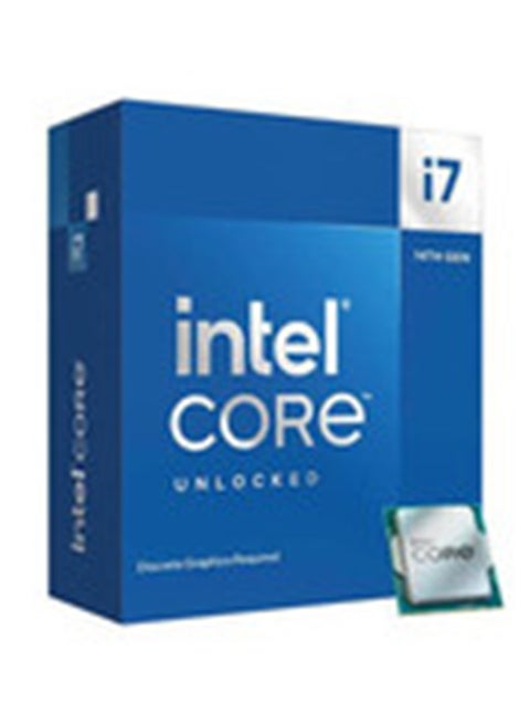 Core i7-14700KF 2.5 GHz 20-Core LGA 1700 14th Gen Processor, 20 Cores & 28 Threads, 33MB Cache Memory, 5.6GHz MaxTurbo Boost, Dual-Channel DDR5-5600 / 192GB Max Memory Blue