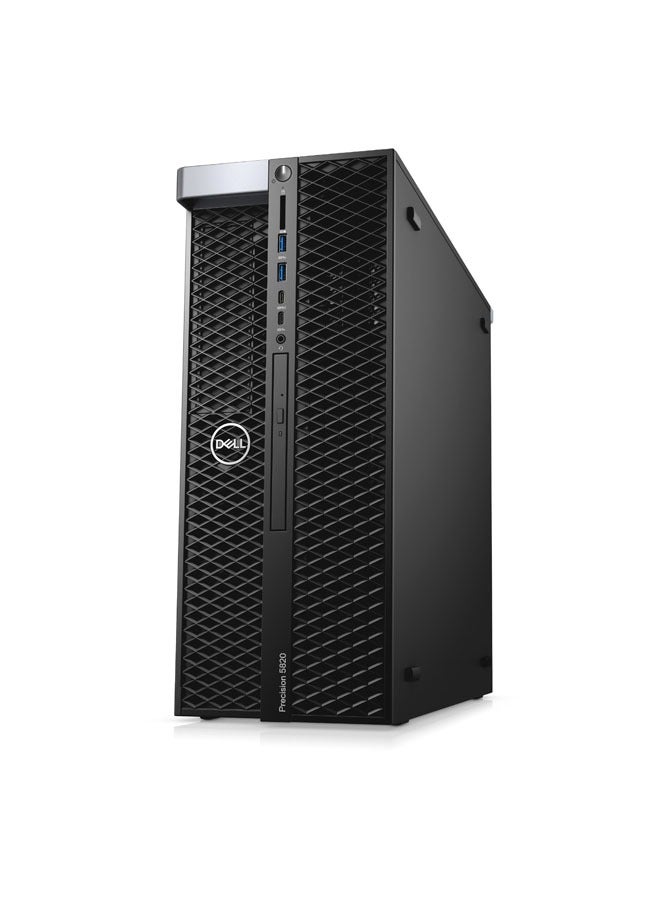 DELL - Precision 5820 Tower Workstation, Intel Xeon W-2255 Processor/ 32GB RAM DDR4/1TB M.2 PCIe NVMe SSD/ Quadro P620 2GB/Windows 10 Pro With Optical Mouse MS116 and Multimedia Black - Image 1