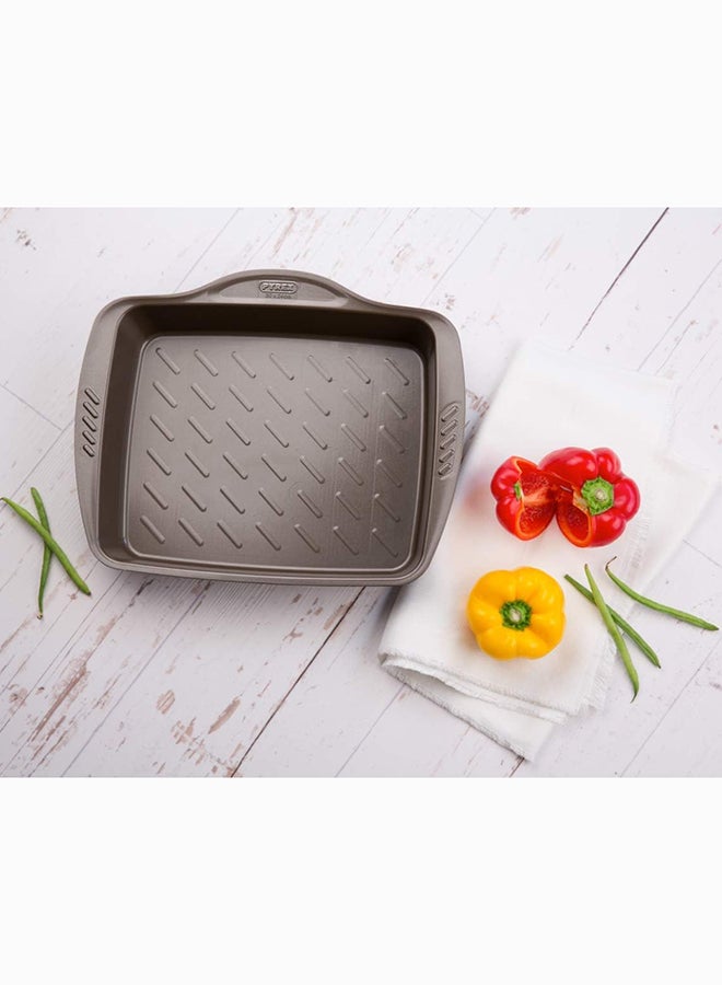 PYREX - Pyrex Asimetria Roaster Rectangle 3.4L Brown 35x26cm - Image 1