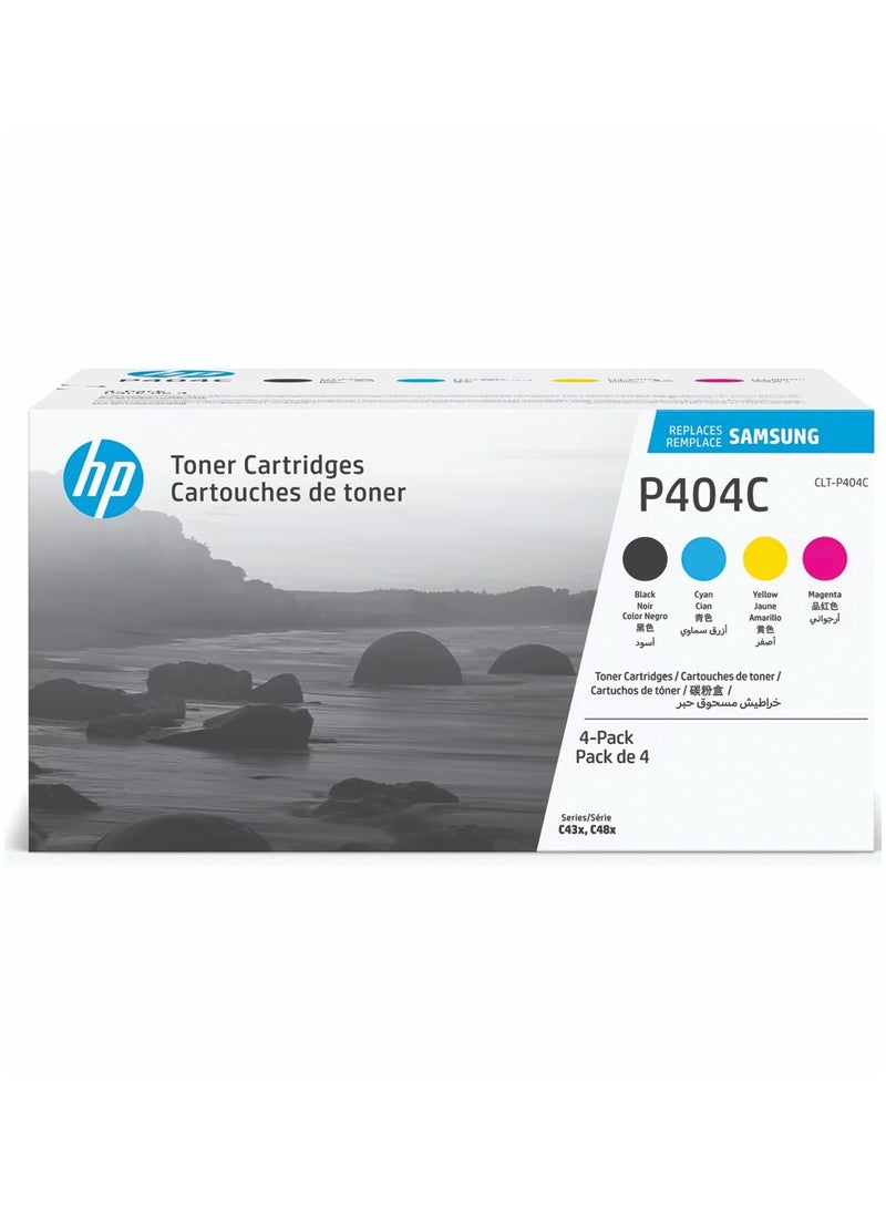 Samsung - Original 404 Multipack Toners For Use SL-C430W, SL-C480FW Black,Cyan,Yellow,Magenta - Image 1