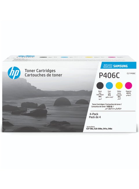 Clt-P Bk/C/M/Y With: CLP-360 / 365 And CLX-330 / 3305 Printer 406 C Value Pack