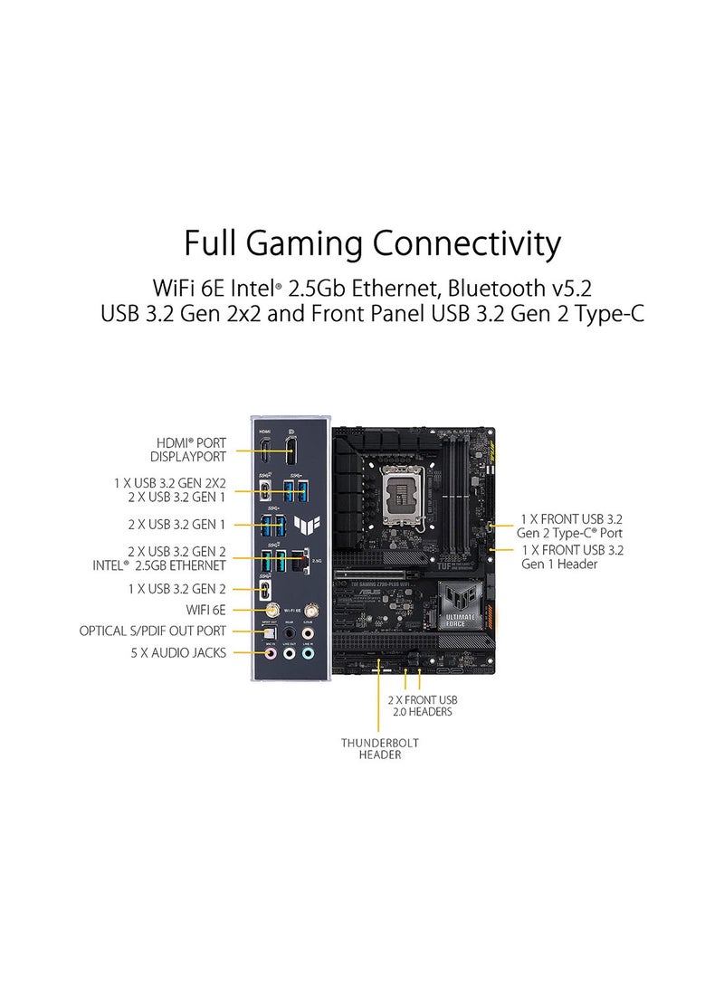 TUF GAMING Z790PLUS WIFI Intel Z790 LGA 1700 ATX