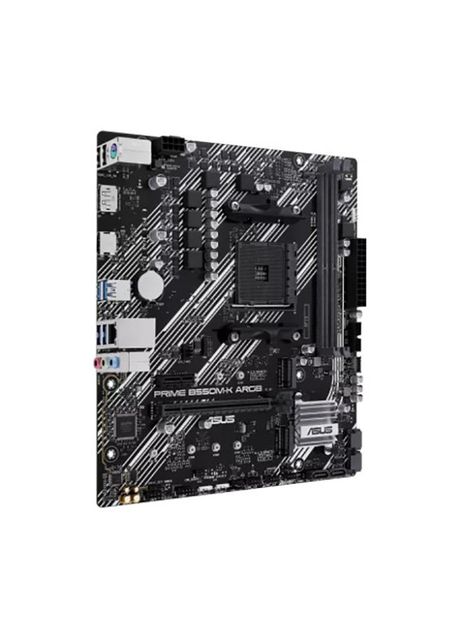 لوحة أم Prime B550M-K ARGB، AMD B550 Micro ATX مع منفذ M.2 مزدوج، PCIe 4.0، 1 جيجابت إيثرنت، HDMI، DP، SATA 6 جيجابت في الثانية، USB 3.2 Gen 1 Type-A، إضاءة Aura Sync RGB | 90MB1GC0-M0EAY0 - pnsku/N70016730V/45/_/1721648333/30888b7d-0b77-49e1-91aa-7539b71afb53