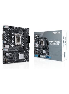 Prime H610M-K D4 Mic ATX Motherboard DDR4 Support LGA 1700 PCIe 4 0 M 2 Slot Realtek 1Gb Ethernet HDMI D-Sub USB 3 2 Gen SATA 6 Gbps COM/RGB Header 5X Protection III 90MB1A10-M0EAY0