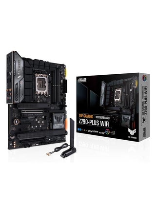 اللوحة الأم TUF GAMING Z790-PLUS WIFI LGA1700 ATX ومجموعة شرائح Intel Z790 و4x DIMM DDR5 | سعة قصوى تبلغ 192 جيجابايت، PCIe 5.0 x16، 4 x M.2، Intel 2.5Gb ETH، HDMI / DP، USB 3.2-C | 90MB1D80-M1EAY0 - pnsku/N70016753V/45/_/1698050598/74319e72-9b1f-42b0-b515-2c797521e1b0