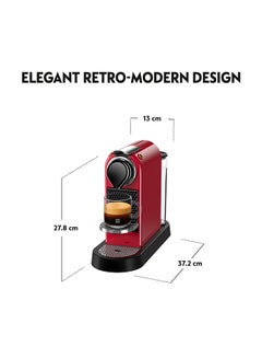 نسبرسو سيتيز ماكينة تحضير الإسبريسو 1 L 1260 W C113-ME-CR-NE2 أحمر  - Image 5