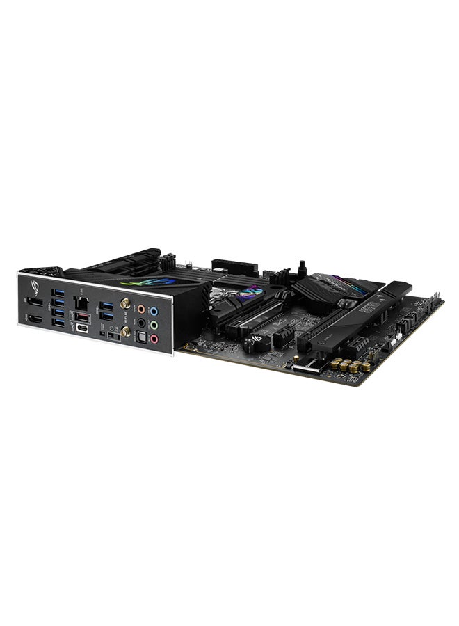 ASUS - ROG STRIX B760-F GAMING WIFI LGA1700 ATX Motherboard, Intel B760, 4x DIMM DDR5 | Up to 192GB Capacity, Wi-Fi 6E, 2.5Gb ETH, BT3.2, PCIe 5.0x16, HDMI | DP, SB 3. / 2.0 | 90MB1CT0-M1EAY0 - Image 1