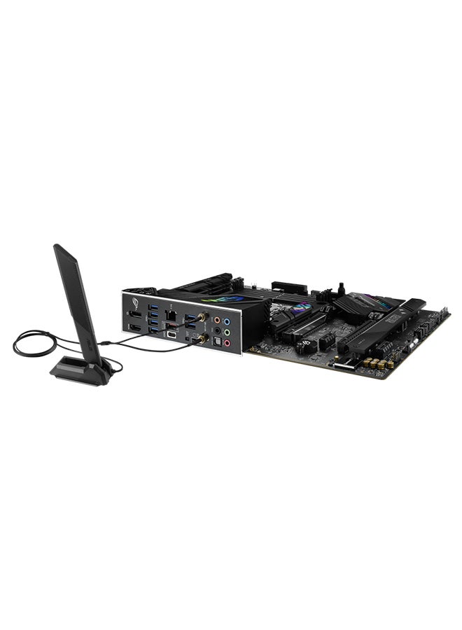ASUS - ROG STRIX B760-F GAMING WIFI LGA1700 ATX Motherboard, Intel B760, 4x DIMM DDR5 | Up to 192GB Capacity, Wi-Fi 6E, 2.5Gb ETH, BT3.2, PCIe 5.0x16, HDMI | DP, SB 3. / 2.0 | 90MB1CT0-M1EAY0 - Image 1