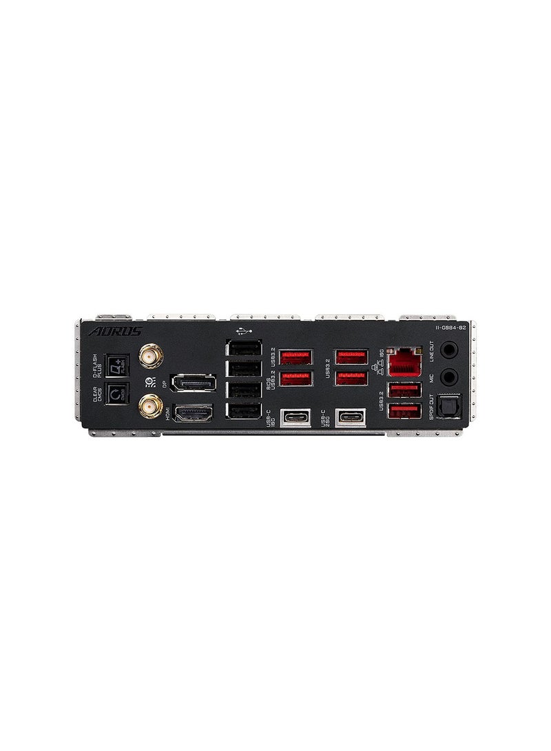 X670E AORUS XTREME AM5 E-ATX Motherboard, AMD X670 Chipset, 4 x DDR5 DIMM Up to 192GB Max Memory, Wi-Fi 6E AX210 / BT 5.2, PCIEX16, 1x M.2, 2x USB Type-C, 1 x HDMI / 1x DP