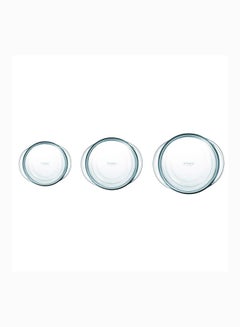 Pyrex Essentials Casserole Set Of 3 Round 3L(27x23cm)+2.1L(24x20cm)+1.3L(21x18cm) Clear - pnsku/N70016797V/45/_/1697859053/8f6832c4-ad0a-4327-9c4f-32a6a5f6a4b3