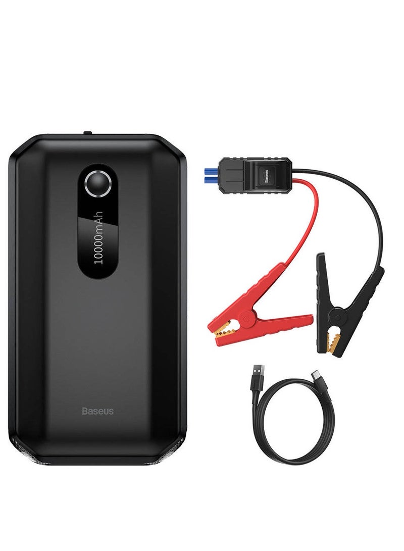 Baseus - 10000 mAh Baseus Super Energy Air Jumper 1000A Max Current | Portable Power Pack | Automotive Battery Booster | Instant Jumpstart | BS-CH001 | Black - Image 1