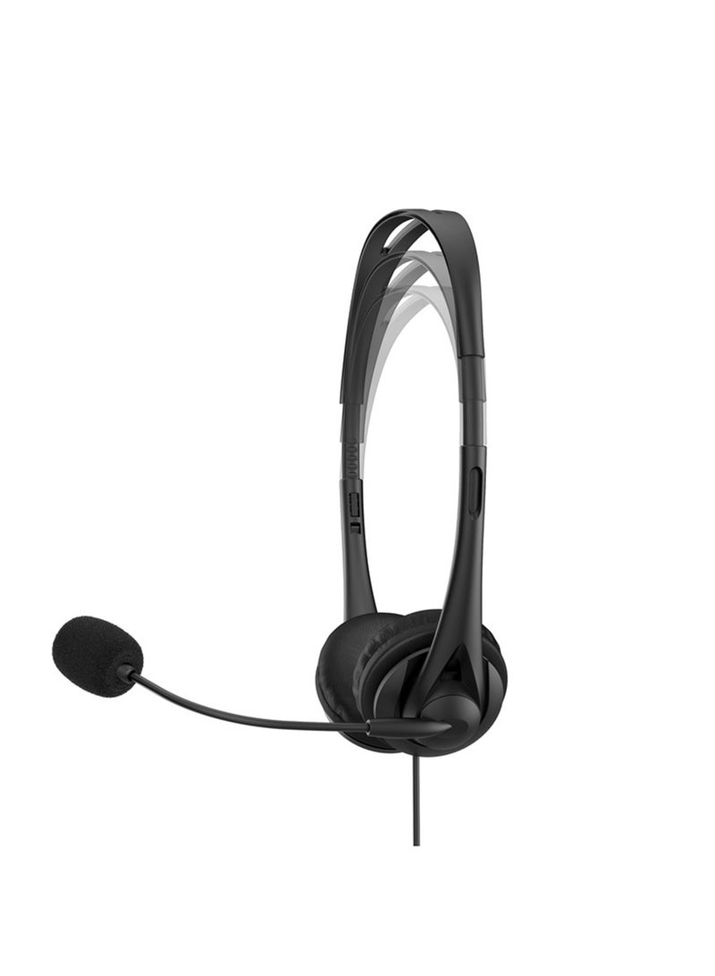 HP سماعة رأس سلكية USB-A ستيريو باللون الأسود - Image 4