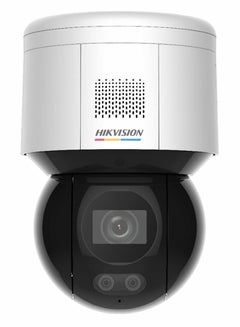 HIKVISION DS-2DE3A400BW-DE(F1)(S5) 4MP ColorVu PT Dome Camera, 4mm Fixed Lens, 30m White Light, 24/7 Full-Color, 120dB WDR, Face Capture, Human/Vehicle Detection, 16x Digital Zoom, 2-Way Audio, IP66, PoE, MicroSD Slot (Up to 512GB), Smart Events  - Image 2