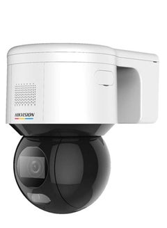 HIKVISION DS-2DE3A400BW-DE(F1)(S5) 4MP ColorVu PT Dome Camera, 4mm Fixed Lens, 30m White Light, 24/7 Full-Color, 120dB WDR, Face Capture, Human/Vehicle Detection, 16x Digital Zoom, 2-Way Audio, IP66, PoE, MicroSD Slot (Up to 512GB), Smart Events  - Image 1