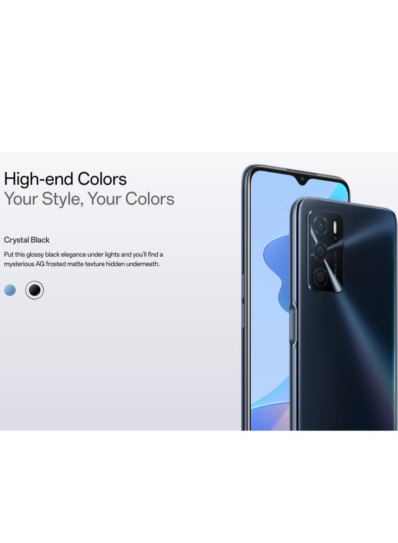 OPPO - A16 Dual Sim Crystal Black 6Gb Ram 128Gb 4G LTE - International Version - Image 1