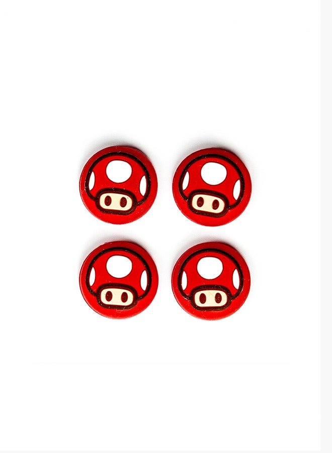 Alpha X - 4-Piece Performance Thumbstick Grip MARIO Theme Set for PS4/PS5 Controllers - Image 1