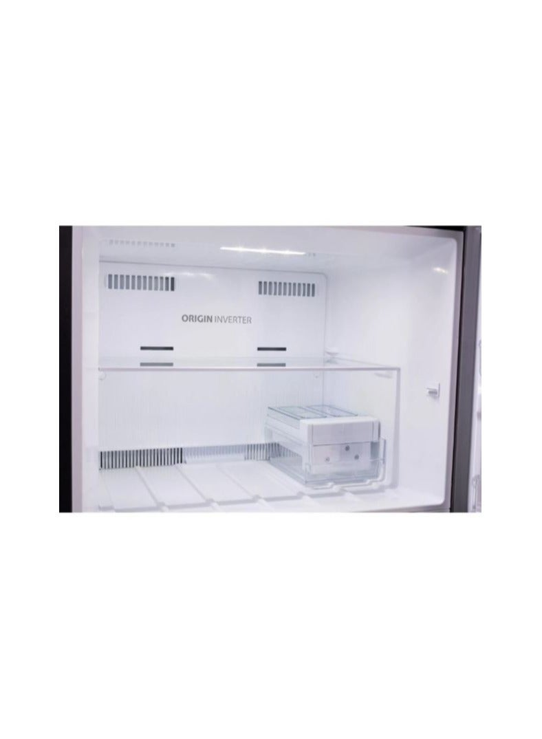 Toshiba Refrigerator 338 Liters LED light  Inverter Motor Air fall cooling system GR-RT468WE-PMN(37) Grey  - Image 3