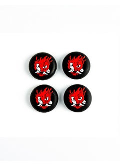Alpha X 4-Piece Performance Thumbstick Grip CyberPunk Theme Set for PS4/PS5 Controllers  - Image 2