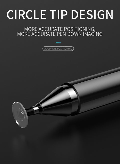 JR-BP560S Capacitive Touchscreen Stylus Passive Capacitive Pen For iPad  iPhone All Capacitive Screens With Two Replacement Nibs Black