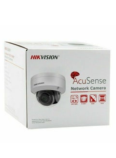 HIKVISION 4 MP AcuSense Built-in Mic Vandal Fixed Dome Network Camera, 2.8mm Fixed Lens, H.265+ Compression, Up to 30m IR Range, 120 dB True WDR, Support MicroSD, IP67 / IK10 Protection, White | DS-2CD2143G2-IU  - Image 2