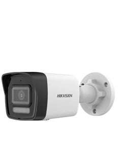 HIKVISION 4 MP Smart Hybrid Light Fixed Bullet Network Camera, 2.8 mm Lens, H.265+ Compression, Up to 30m IR Light Range, Built-in Mic, IP67 Water & Dust Resistant, DS-2CD1043G2-LIU  - Image 1