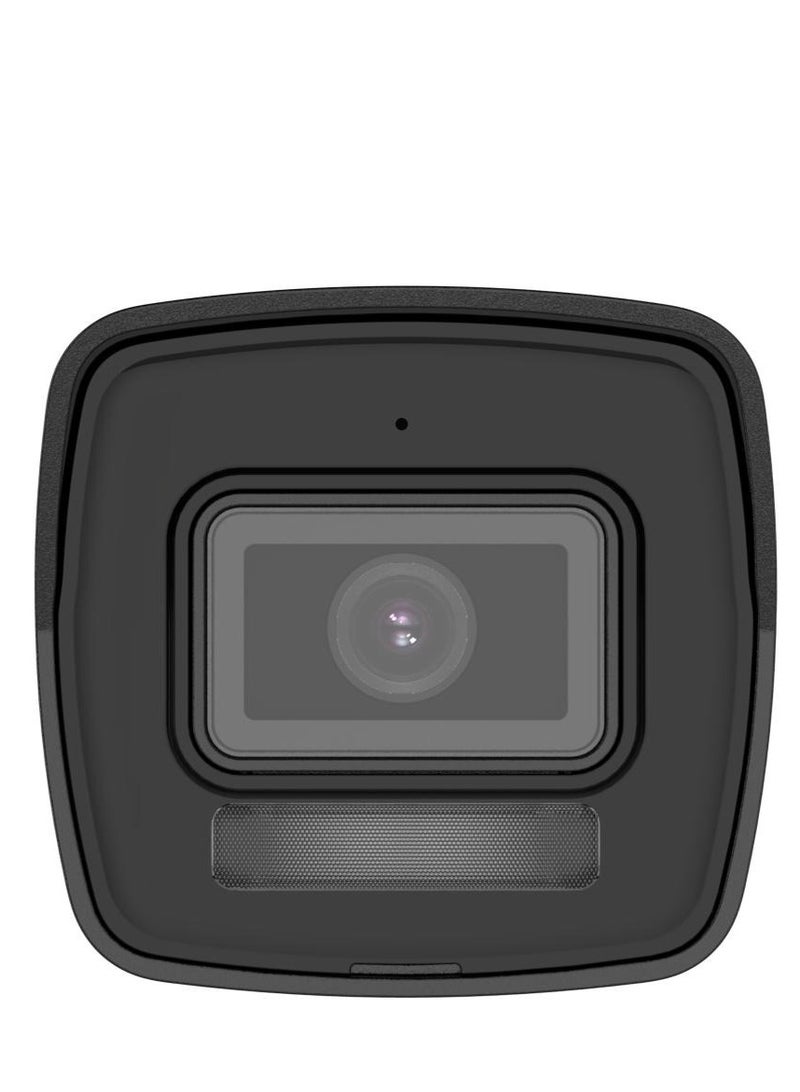 HIKVISION - 4 MP Smart Hybrid Light Fixed Bullet Network Camera, 2.8 mm Lens, H.265+ Compression, Up to 30m IR Light Range, Built-in Mic, IP67 Water & Dust Resistant, DS-2CD1043G2-LIU - Image 1