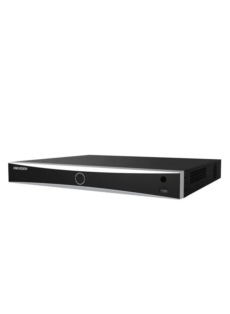 HIKVISION - DS-7608NXI-K2/8P 8-Channel Network Video Recorder (NVR) with 8 PoE Ports, 4K HDMI/VGA Output, AI-Powered Video Analytics, H.265+/H.265 Compression, 8MP Camera Support, Dual HDD Bays (Up to 10TB), Motion Detection, Alarm & Event Notifications, Remote Viewing via Mobile/PC, and Enhanced Security Features (No HDD) - Image 1