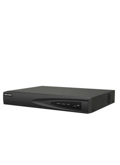 4-ch 1U 4 PoE 4K NVR، عرض نطاق وارد يصل إلى 40 ميجابت في الثانية، ما يصل إلى 1-ch@8 MP/3-ch@4 MP/6-ch@1080p قدرة فك التشفير، ما يصل إلى 4 مدخلات كاميرا IP، أسود | DS-7604NI-Q1/4P (بدون محرك أقراص ثابتة)