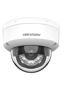 HIKVISION 4 MP Smart Hybrid Light Fixed Dome Network Camera, 2.8mm Lens, H.265+ Compression, Built-in Mic, Up to 30M IR Range, Built-in Mic, IP67 Water & Dust Resistant, White | DS-2CD1143G2-LIU  - Image 3