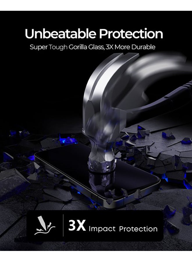 Aukey Corning Gorilla Glass Screen Protector For iPhone 15 Plus Clear  - Image 4