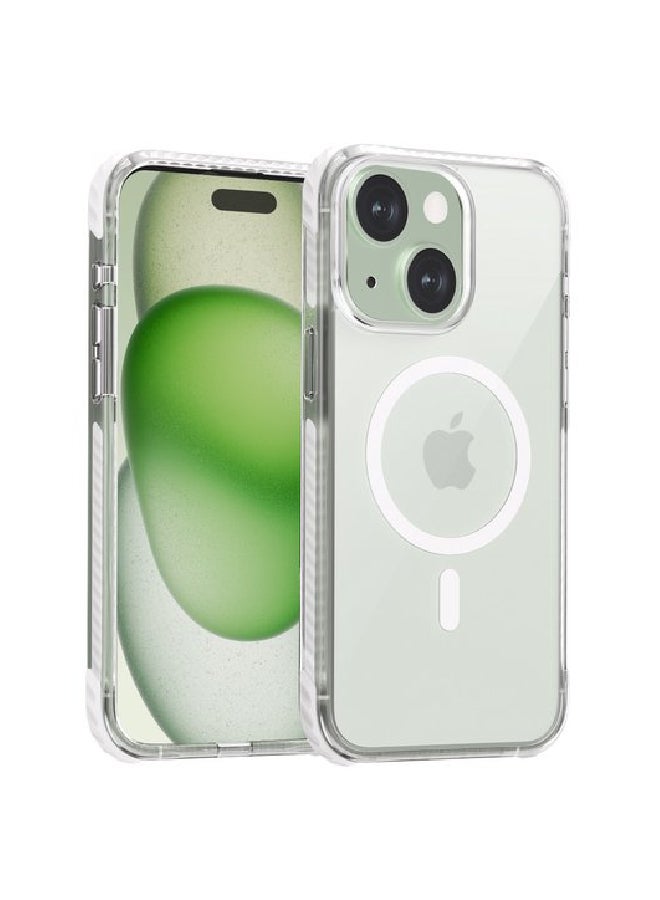 Aukey Protective Magnetic Case And Cover For iPhone 15 Plus Clear  - Image 1