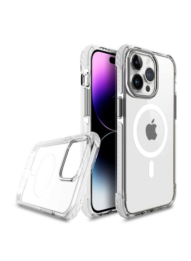 Magnetic Clear Case For iPhone 15 Pro Max Clear
