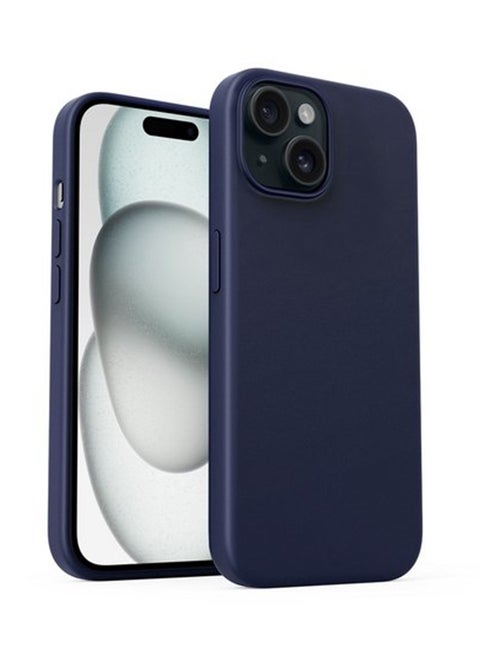 Protective Magnetic Hard-Shell Phone Case For iPhone 15 Blue