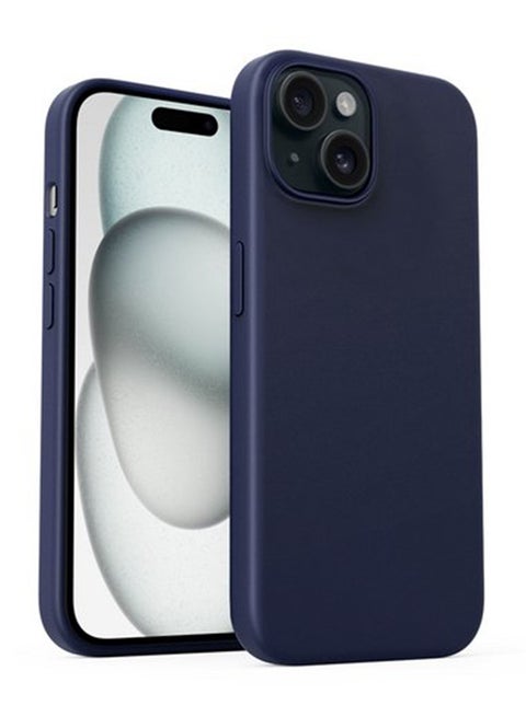 Protective Magnetic Hard-Shell Phone Case For iPhone 15 Plus Blue