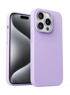 Magnetic Hrd-Shell Phone Case For iPhone 15 Plus Lilac