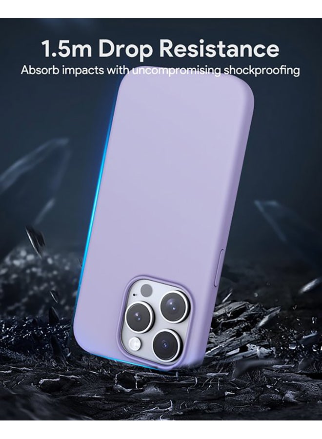 Aukey - Magnetic Hrd-Shell Phone Case For iPhone 15 Plus Lilac - Image 1