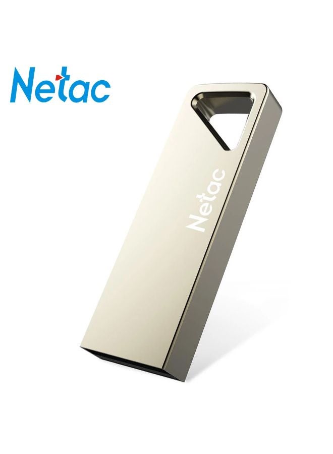 Netac Netac U326 USB2.0 Flash Drive 64GB, zinc alloy housing SILVER 64 GB  - Image 3