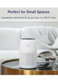 LEVOIT Ultra Quiet Hepa Air Purifier For Home Bedrooms - 3 Speeds And Fragrance Sponge - Allergen And Odor Remover - Ozone-Free - Improve Sleep And Air Quality LAP-C161-WUS White  - Image 3