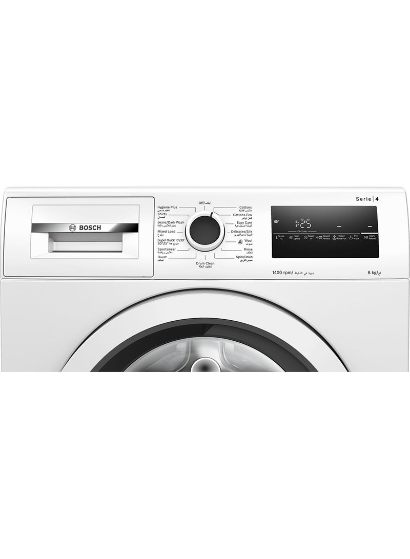 BOSCH - Washing Machine, 8 kg, with SpeedPerfect, EcoSilence Drive, and VarioDrum 8 kg 2300 W WAN28282GC White - Image 1