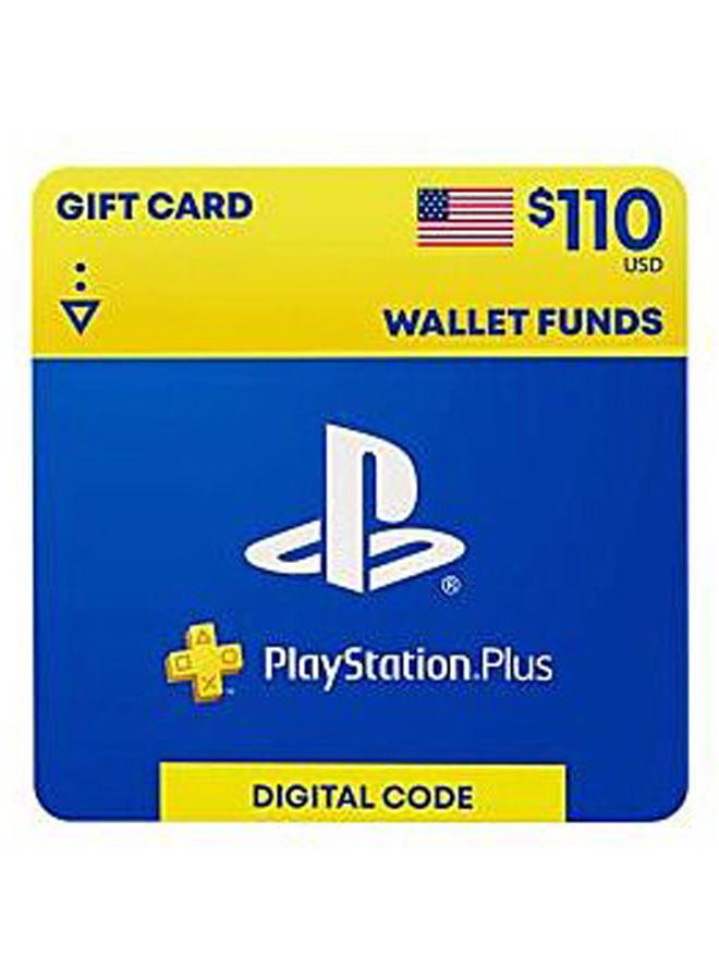 سوني بطاقة هدايا بلاي ستيشن 110 دولار أمريكي