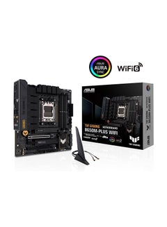 اللوحة الأم TUF Gaming B650M-Plus Wifi DDR5 Micro ATX، مقبس AMD AM5، مجموعة شرائح B650، إيثرنت 2.5 جيجا بايت، بلوتوث، WiFi 6E 5 جيجا هرتز، ذاكرة 4xDIMM بحد أقصى 128 جيجا بايت، PCIe 4.0x16، فتحة 2xM.2 - pnsku/N70017198V/45/_/1698317393/84ba9ec7-f8a3-43bc-8f75-bfd9f6d5c04a