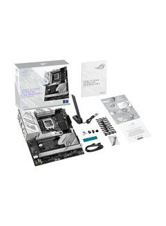 أسوس اللوحة الأم ROG Strix B760-A Gaming WIFI LGA 1700 ATX، مجموعة شرائح Intel B760، 4x DDR5 DIMM، ذاكرة تصل إلى 192 جيجابايت بحد أقصى، WIFI 6E / 2.5G ETH، PCIe 5.0، 3x M.2، HDMI / DP، USB 3.2 GEN 2X2 | 90MB1EP0-M0EAY0  - Image 5
