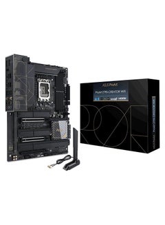 ASUS ProArt Z790-CREATOR WIFI LGA1700 ATX Motherboard, Intel Z790 Chipset, 4 x DDR5 DIMM, 192GB Max Memory, WiFi 6E 6GHz, 10Gb Ethernet, 1 x PCIe 4.0 x16, 1 x HDMI, 2 DP, 6x USB 3.2 | 90MB1DV0-M0EAY0 Black  - Image 1