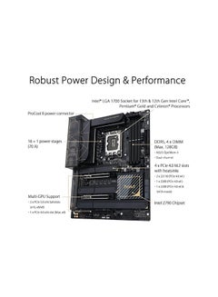 ASUS ProArt Z790-CREATOR WIFI LGA1700 ATX Motherboard, Intel Z790 Chipset, 4 x DDR5 DIMM, 192GB Max Memory, WiFi 6E 6GHz, 10Gb Ethernet, 1 x PCIe 4.0 x16, 1 x HDMI, 2 DP, 6x USB 3.2 | 90MB1DV0-M0EAY0 Black  - Image 4