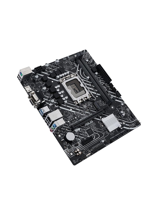 أسوس - Prime H610M-D D4 Mic ATX Motherboard, LGA 1700 Socket, DDR4 Support, PCIe 4.0, M.2 Slot, 1Gb Ethernet, HDMI, D-Sub, USB 3.2 Gen, SATA 6 Gbps, COM Port, LPT / RGB Header | 90MB1A00-M0EAY0 Black - Image 1