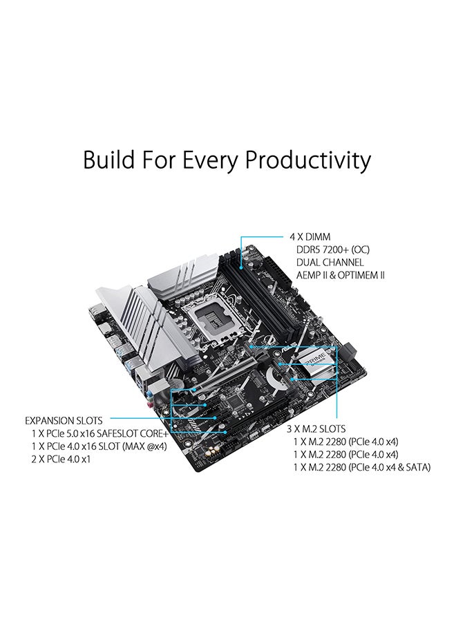 أسوس 1700 PRIME Z790MPLUS DDR5 Black  - Image 3
