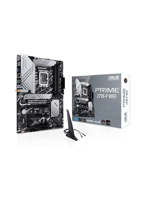 Prime Z790-P WiFi LGA 1700(Intel® 13th &12th Gen) ATX Motherboard (PCIe 5.0,DDR5,14+1 Power Stages,3X M.2,WiFi 6,Bluetooth v5.2,2.5Gb LAN, Front Panel USB 3.2 Gen 2 Type-C®, Thunderbolt™ 4/USB4) Black